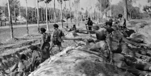 Indian soldiers during the First India-Pakistan War (1947-48)